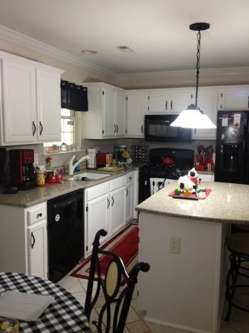 Before and After Cabinet Painting in Kanapoles, NC
